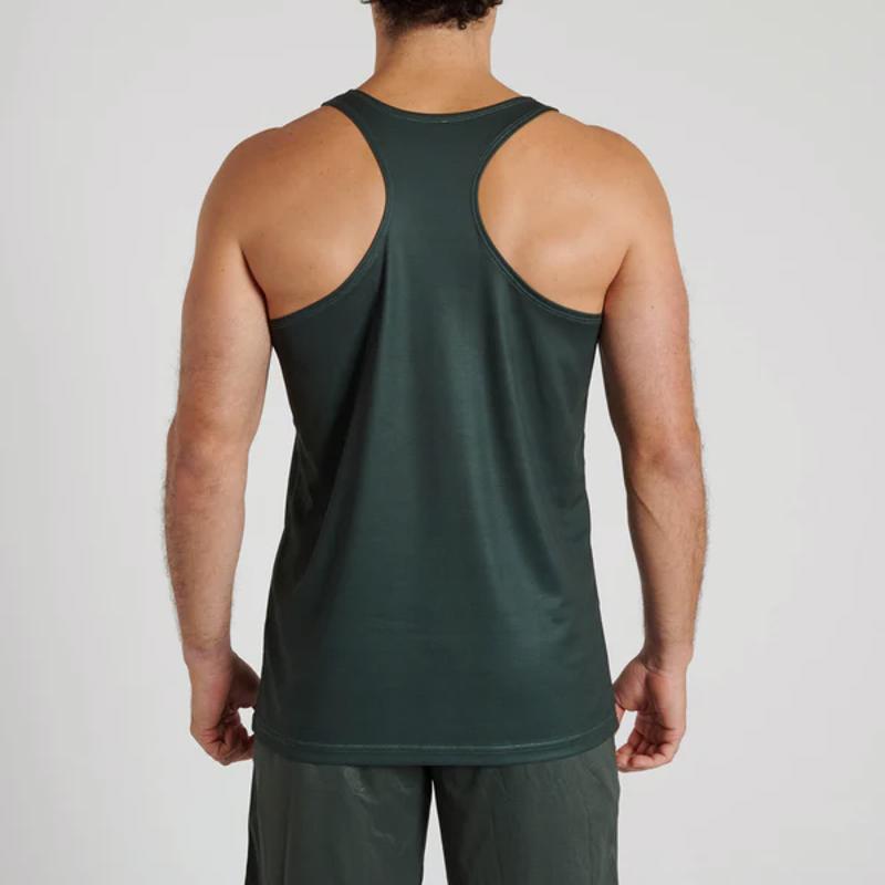 Leone Logo Tank -GREEN